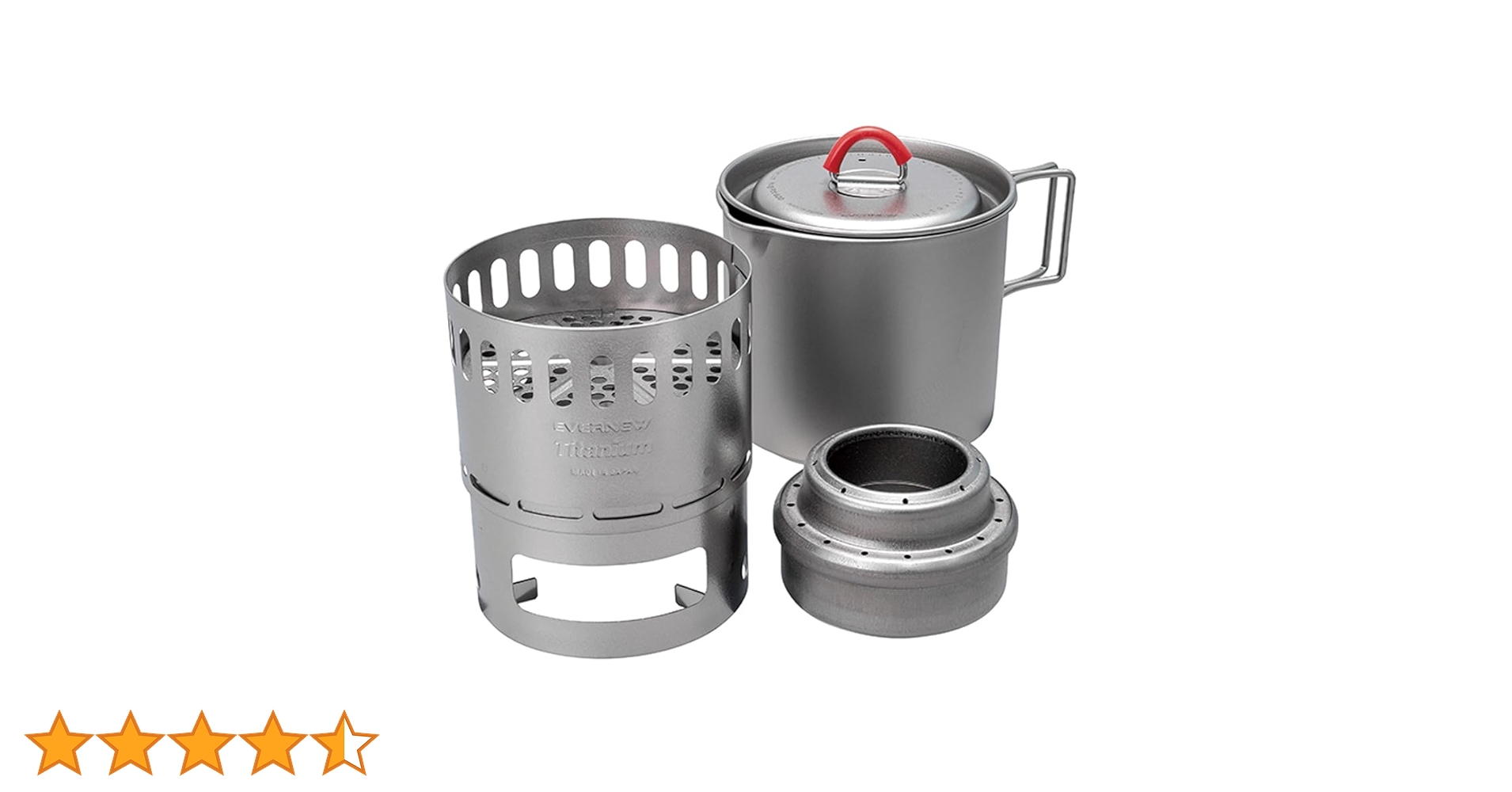 Amazon | エバニュー(EVERNEW) Ti Mug pot 500 Stove set ECA538